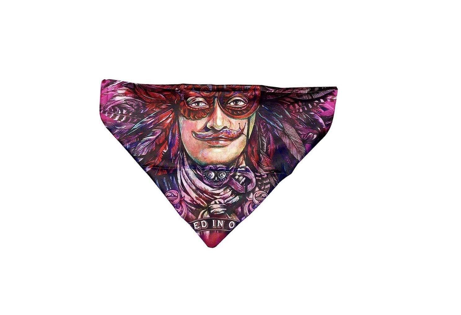 100% Halstuch Don Papa Halstuch Bandana Tuch Kopftuch 2x 55cmx52, (2-St), Als Halstuch, Bandana oder Kopftuch tragbar