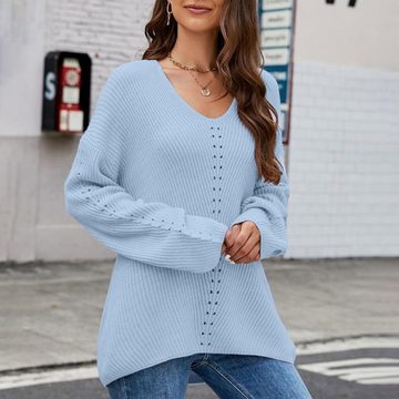 AFAZ New Trading UG 2-in-1-Pullover Pullover damen sale pullover damen winter pullover V-Ausschnitt