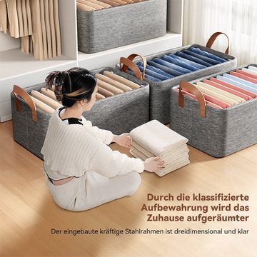 DOPWii Aufbewahrungsbox 3-er Schubladen-Aufbewahrungswürfel,Schränken Organizer,47x30x20cm (3 St)