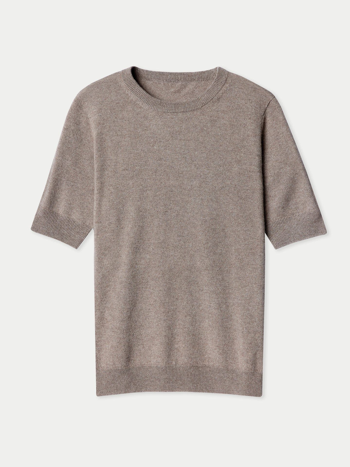 GOBI Cashmere T-Shirt Kaschmir Top mit Rundhalsausschnitt günstig online kaufen