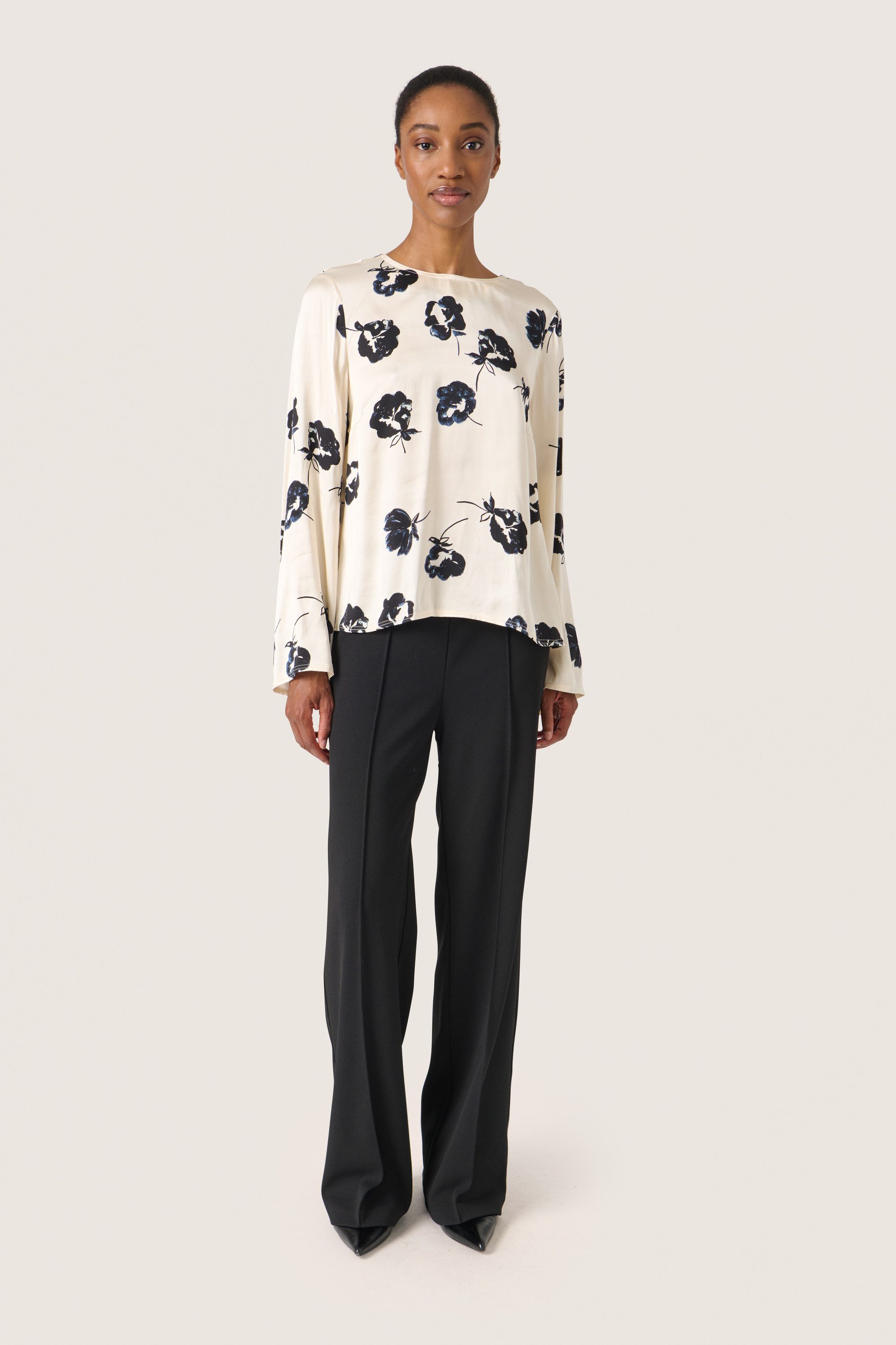 SOAKED IN LUXURY Langarmbluse Langarm-Bluse SLErwina