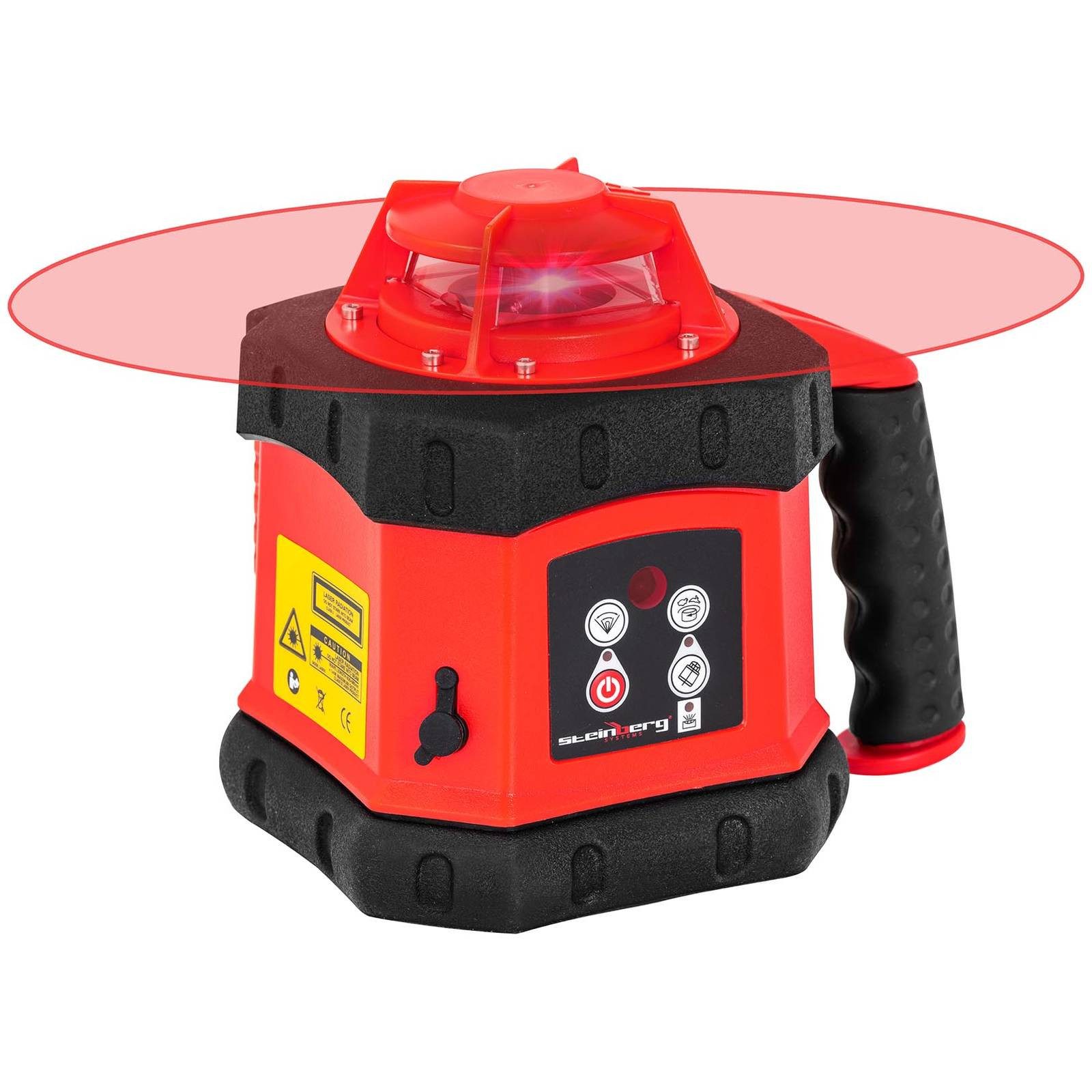 Steinberg Systems Rotationslaser Ø 300 m Linienlaser Baulaser selbstnivellierend wasserfest IP54 rot