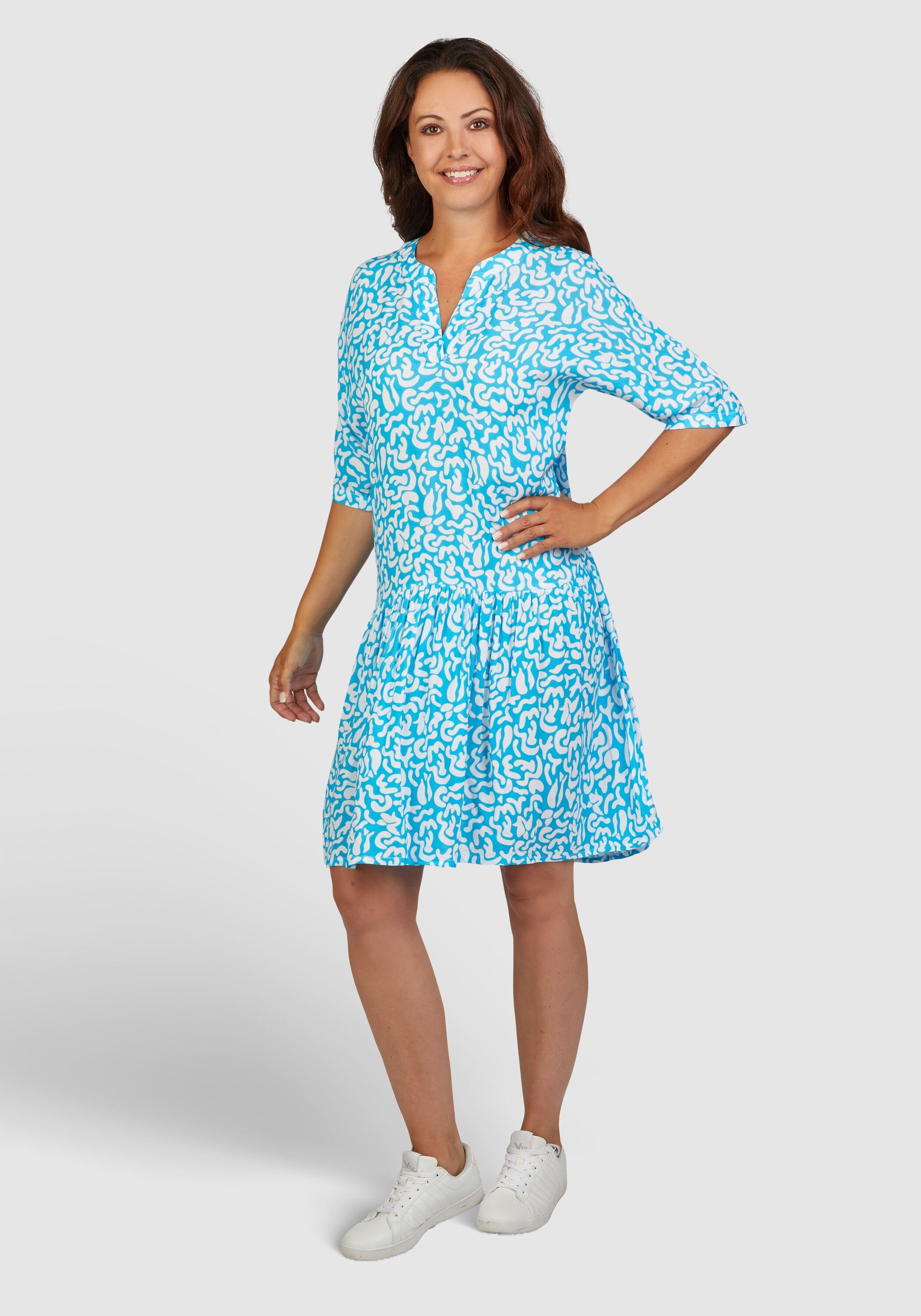 NAVIGAZIONE A-Linien-Kleid (1-tlg) mit Allovermuster