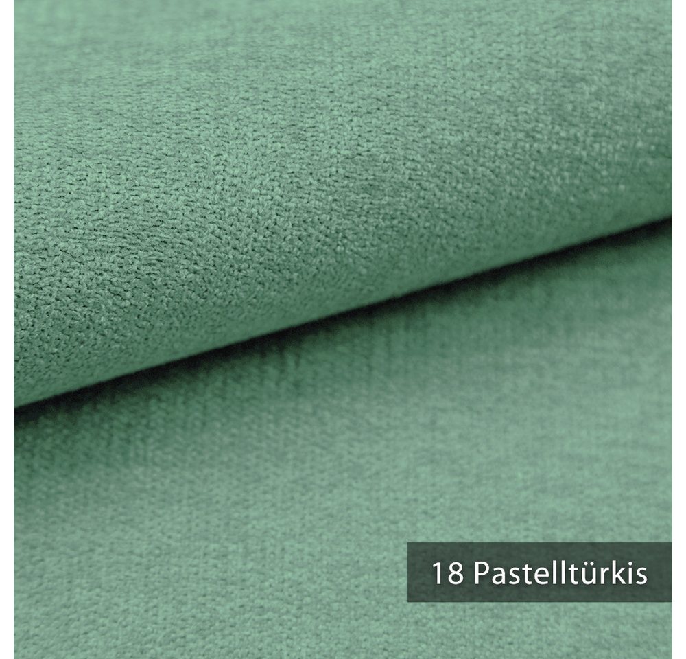 Thumbnail - novely® Stoff RICKERT - Robuster Velours Polsterstoff mit feiner Textur, Kuschelweich, Robust, Abriebfest, Meterware, 1l...