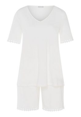 Hanro Pyjama Rosa (1 tlg) Schlafanzug - Baumwolle - Atmungsaktiv
