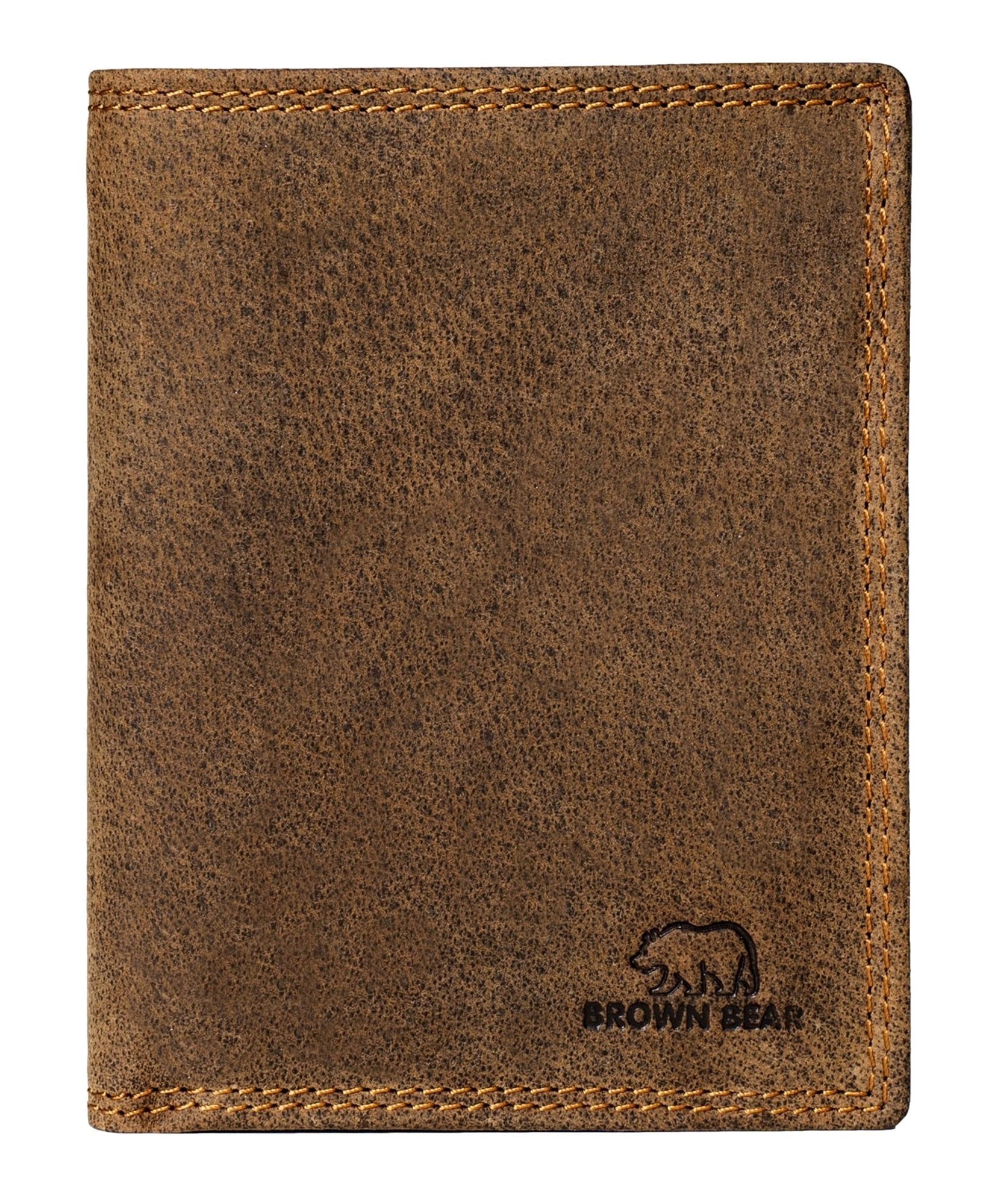 Brown Bear Geldbörse Modell 8002 Hochformat aus Echtleder mit 11 Kartenfäch günstig online kaufen