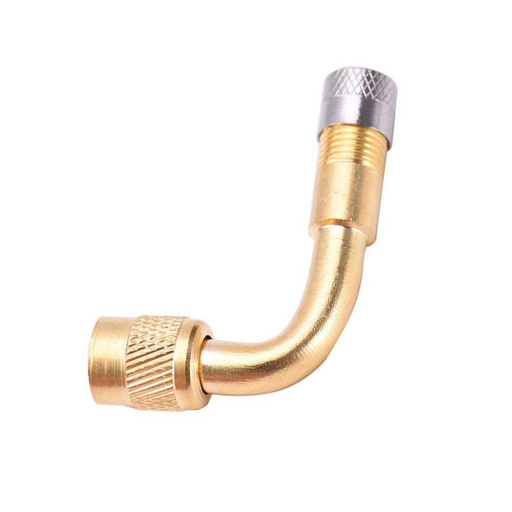 BAYLI Schlauchventil Ventilverlängerungen PKW, Motorrad & Fahrrad, 90° Reifenventil Verlän