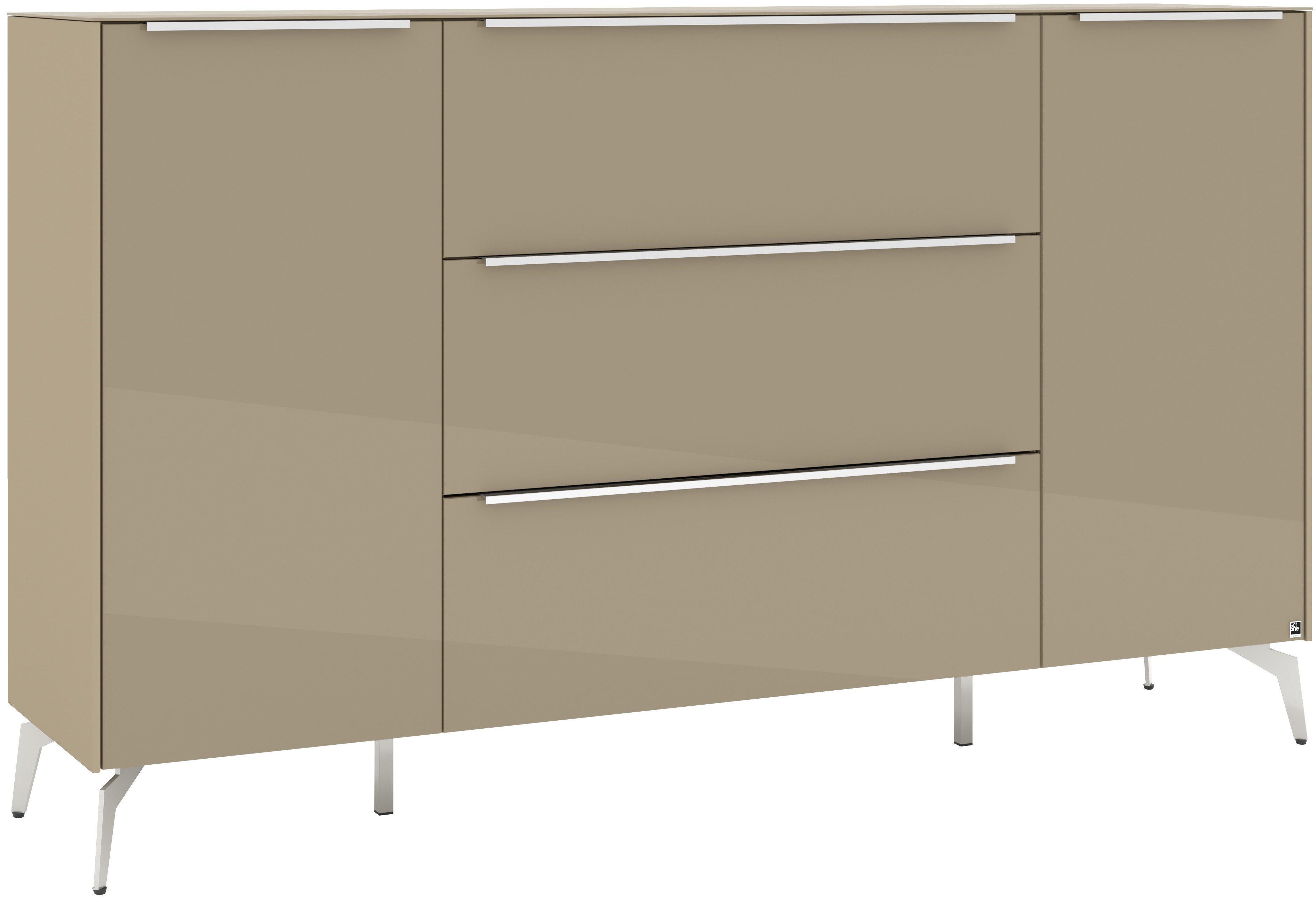 set one by Musterring Sideboard Reno (1 St), Mit Winkelfuß in diversen Farben, 109 cm Höhe & Farbauswahl