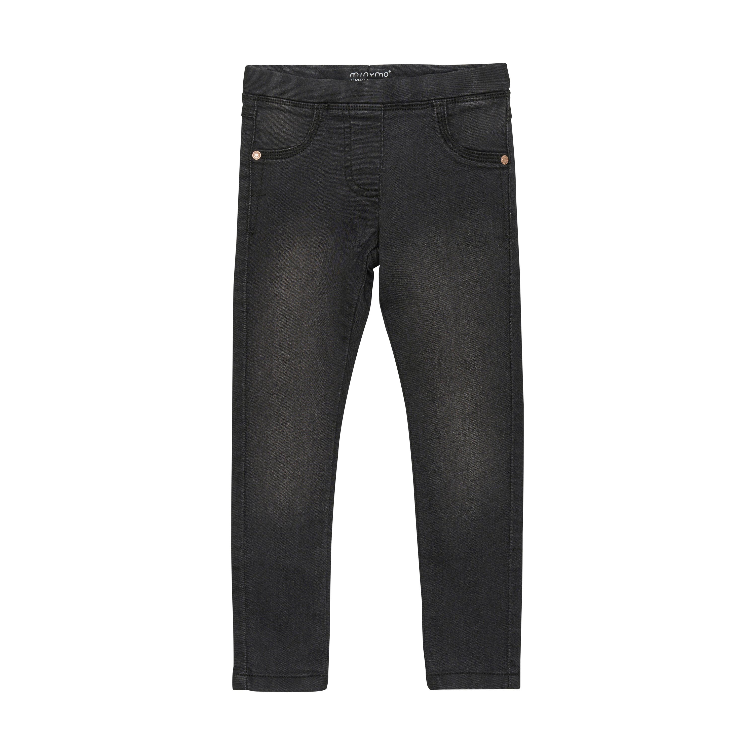 5621 MIJegging girl Grey Black fit slim stretch Minymo (176) - 5-Pocket-Jeans