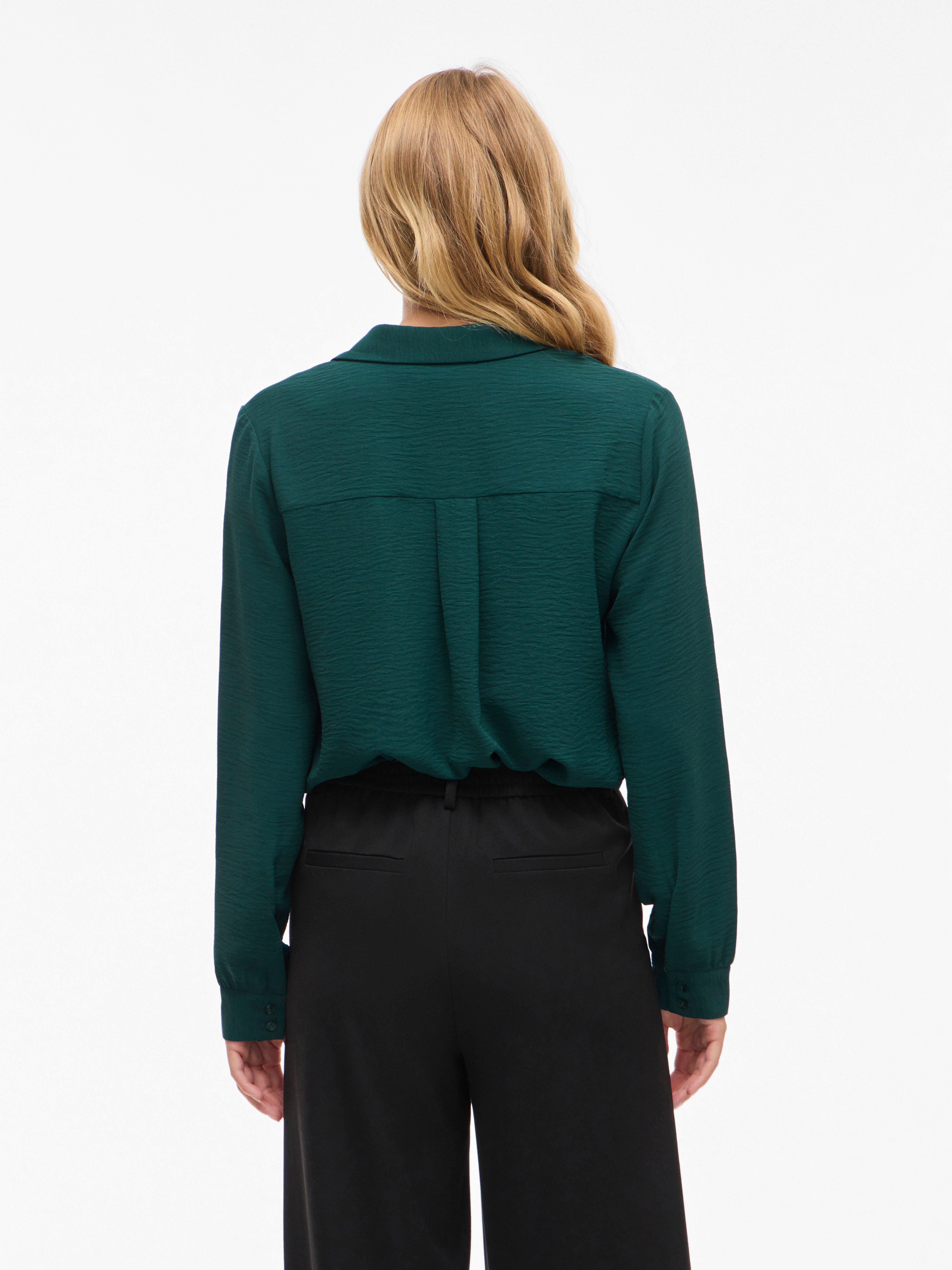 Vila Langarmbluse VIJOSA L/S V-NECK SHIRT günstig online kaufen
