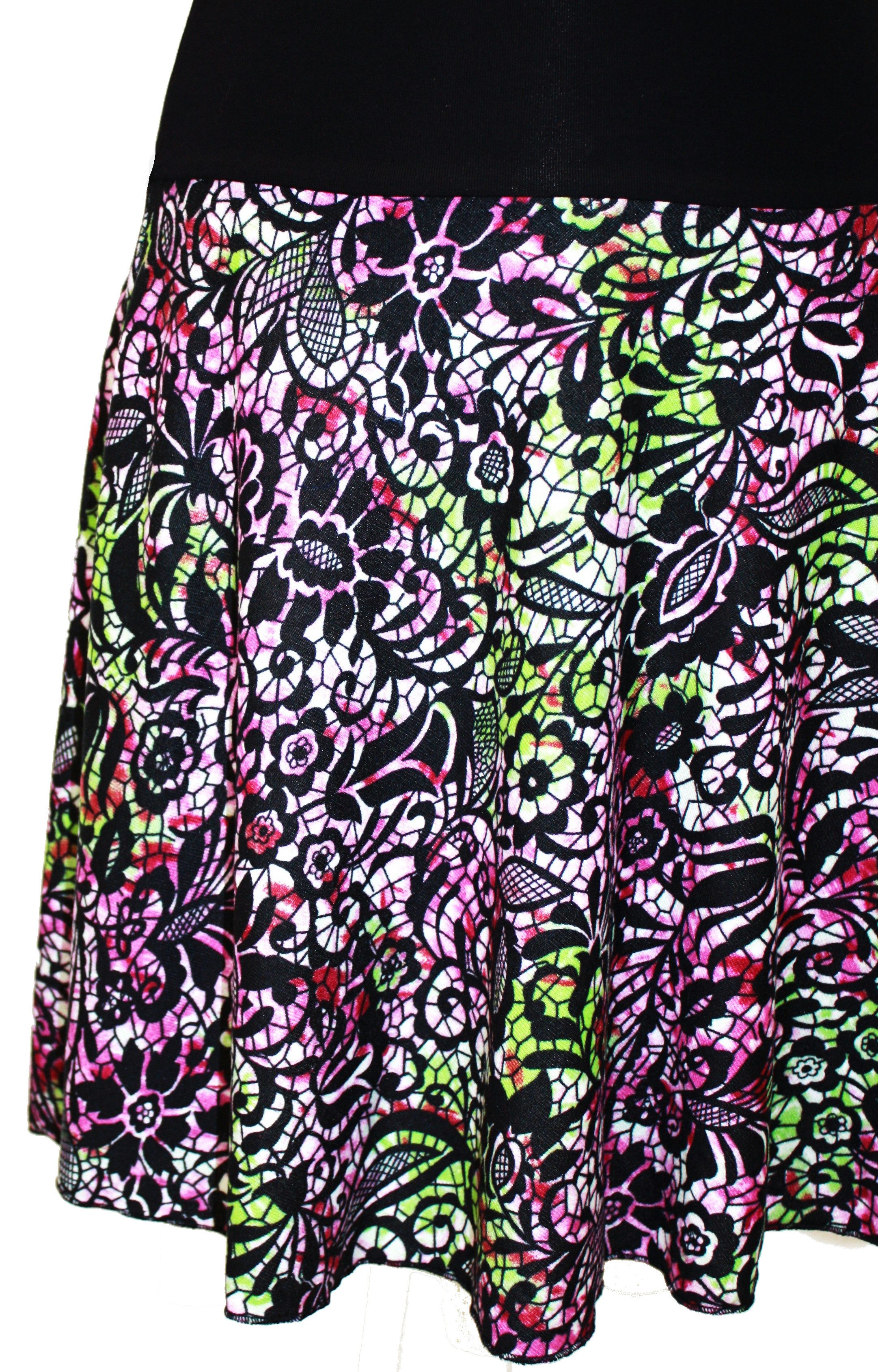 dunkle design Strickrock 57cm Feinstrick Farben günstig online kaufen