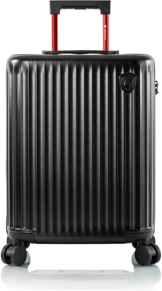 Heys Hartschalen-Trolley Smart Luggage® schwarz, 53 cm, 4 Rollen,  vollständig venetztes High-End-Gepäck mit App-Funktion