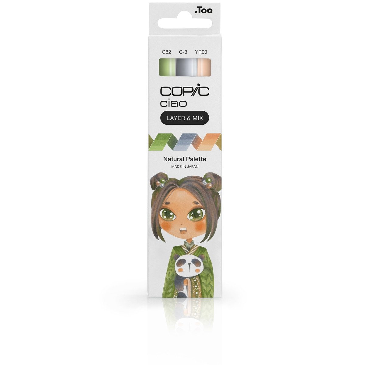 COPIC Copic Marker Set Ciao LAYER&MIX Natural Palette 3 Stück Faltschachtel