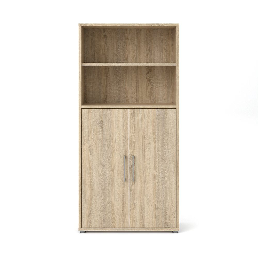 ebuy24 Regal Prisme Büro Aufbewahrung 2 Türen und 1 Ablage. Eic, 1-tlg.