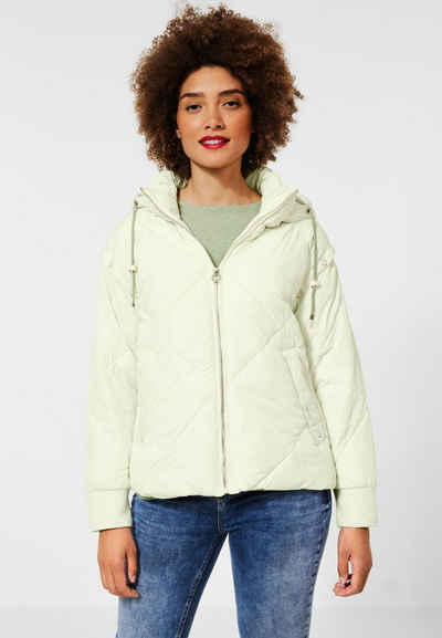 STREET ONE Winterjacke mit abnehmbarer Kapuze