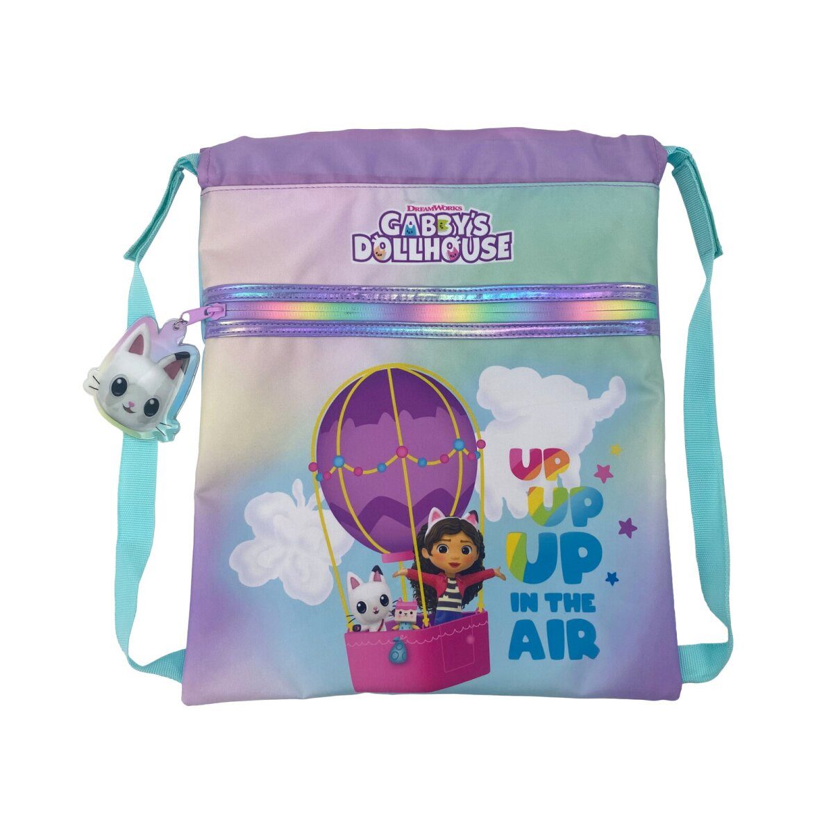 Gabby's Dollhouse Turnbeutel Gabby´s Dollhouse Turnbeutel 35x30cm Sportbeutel Kinder mit Kordelzug (1-tlg)