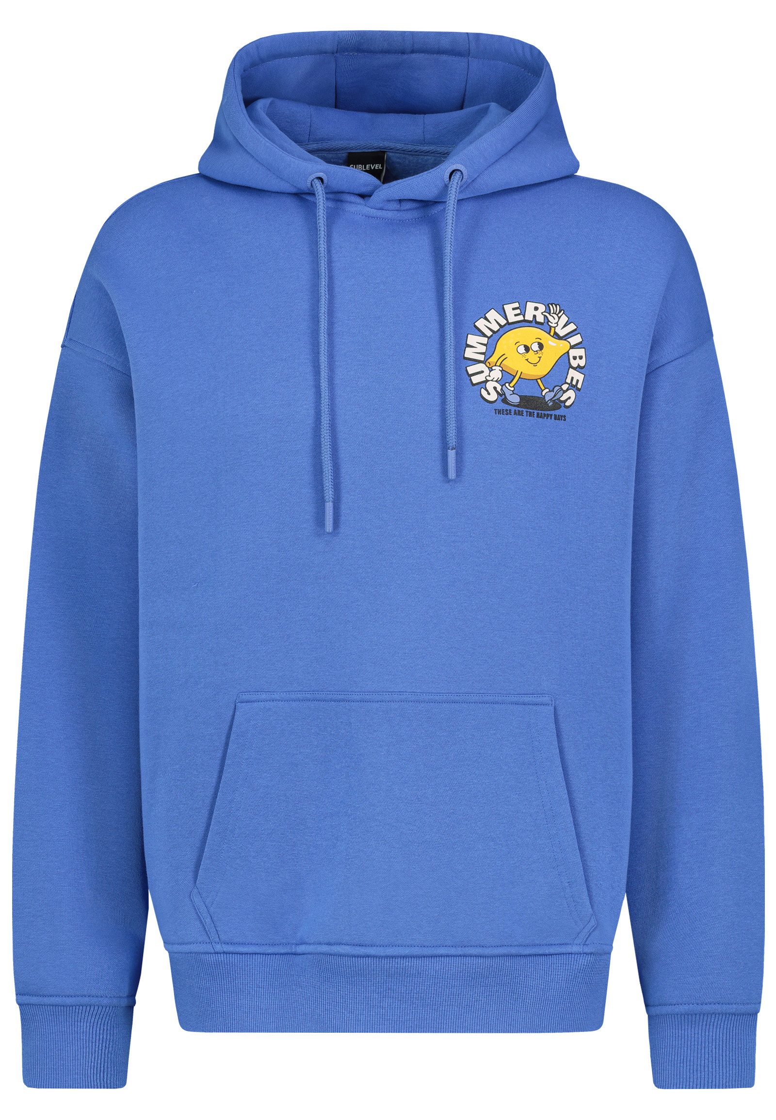 SUBLEVEL Hoodie Herren Kapuzenpullover mit verspielten Prints Sweater, Kapu günstig online kaufen