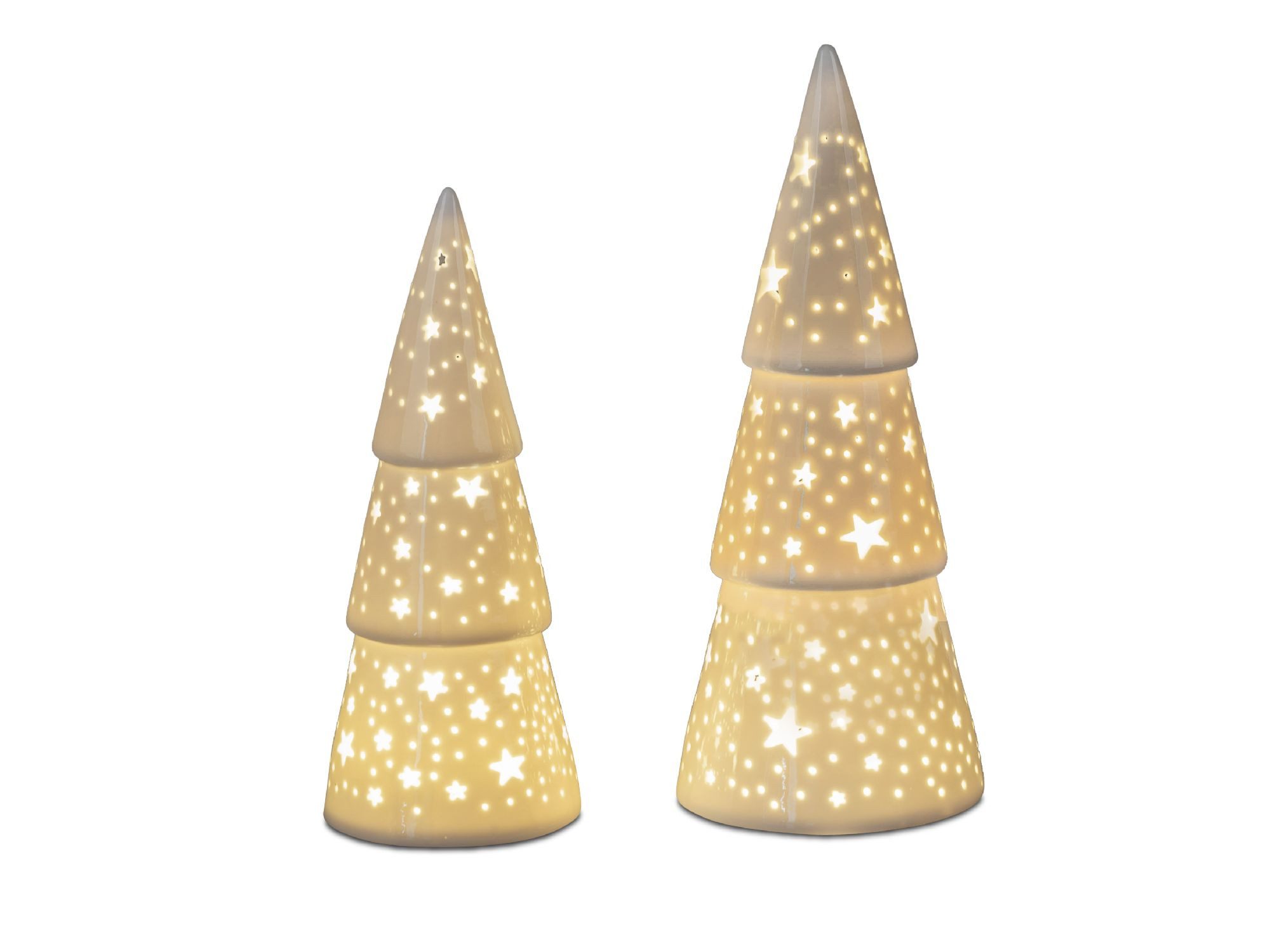 Kunstbaum Winterzeit, formano, Höhe 26 cm, Mit Timerfunktion, Weiß, Motiv: günstig online kaufen