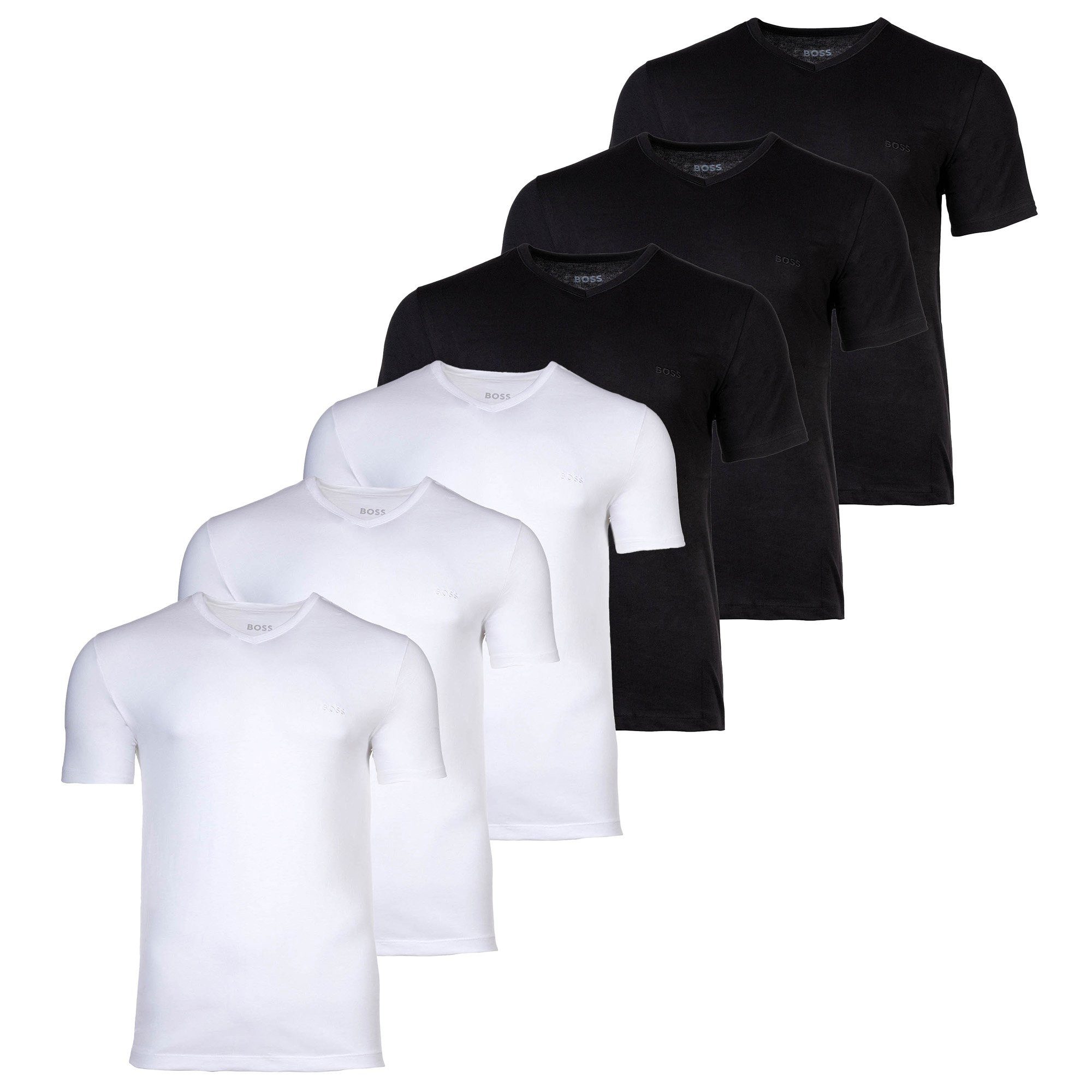 T-Shirt Herren T-Shirt 6er Pack Baumwolle