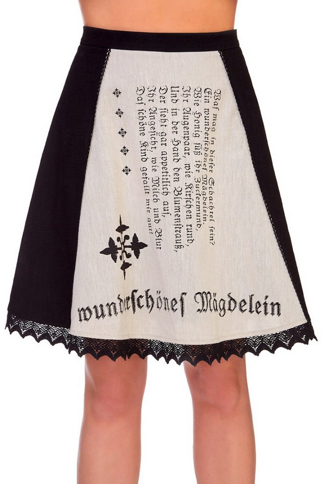 MarJo Trachtenrock Trachtenrock - MORENA-ELLEN - schwarz/beige