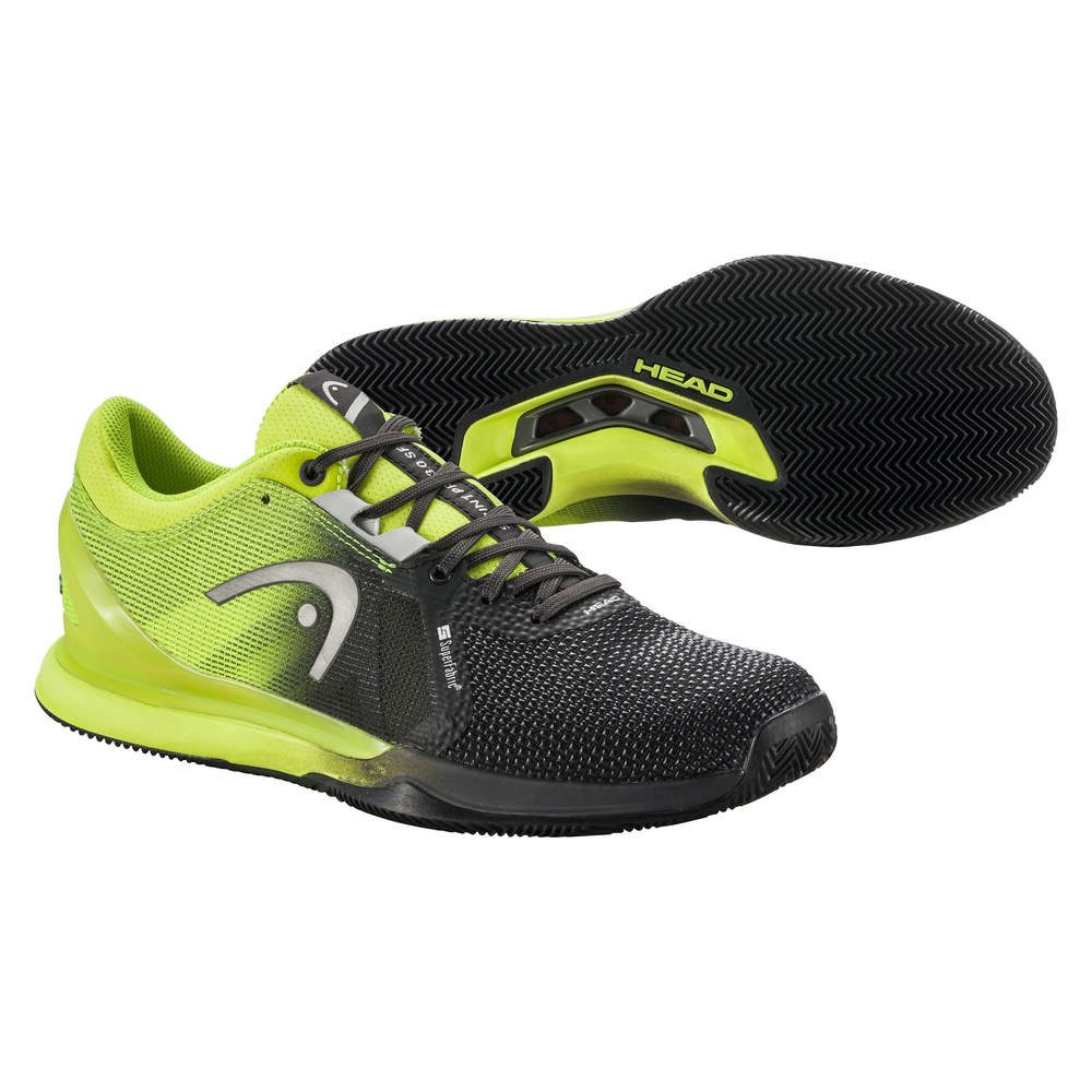 Sprint Pro SF 3.0 Clay/Sandplatz #22 schwarz/lime Herren Tennisschuh