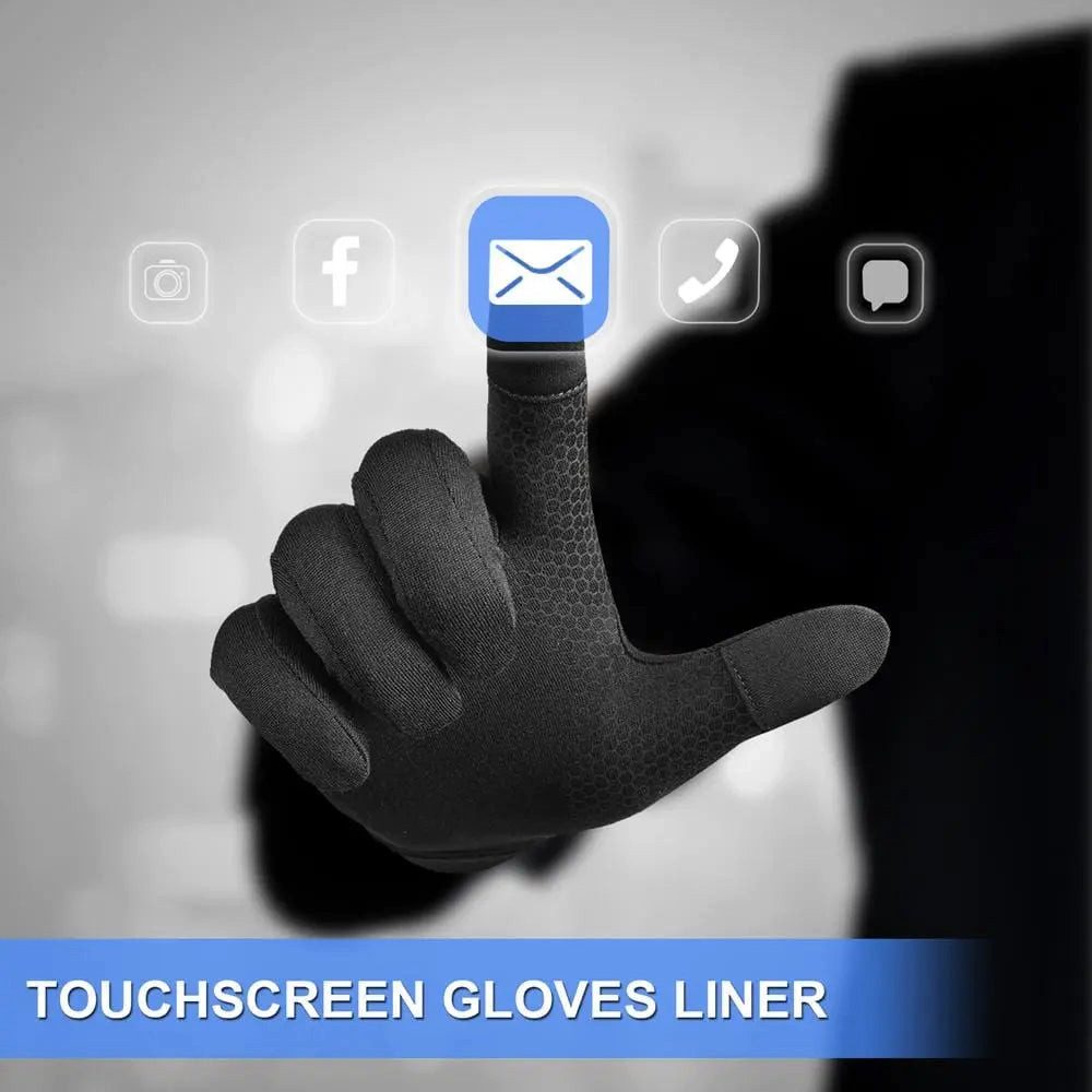 Daskoo Unterziehhandschuhe Schwarzes Touchscreen-Handschuhfutter für Outdoo günstig online kaufen