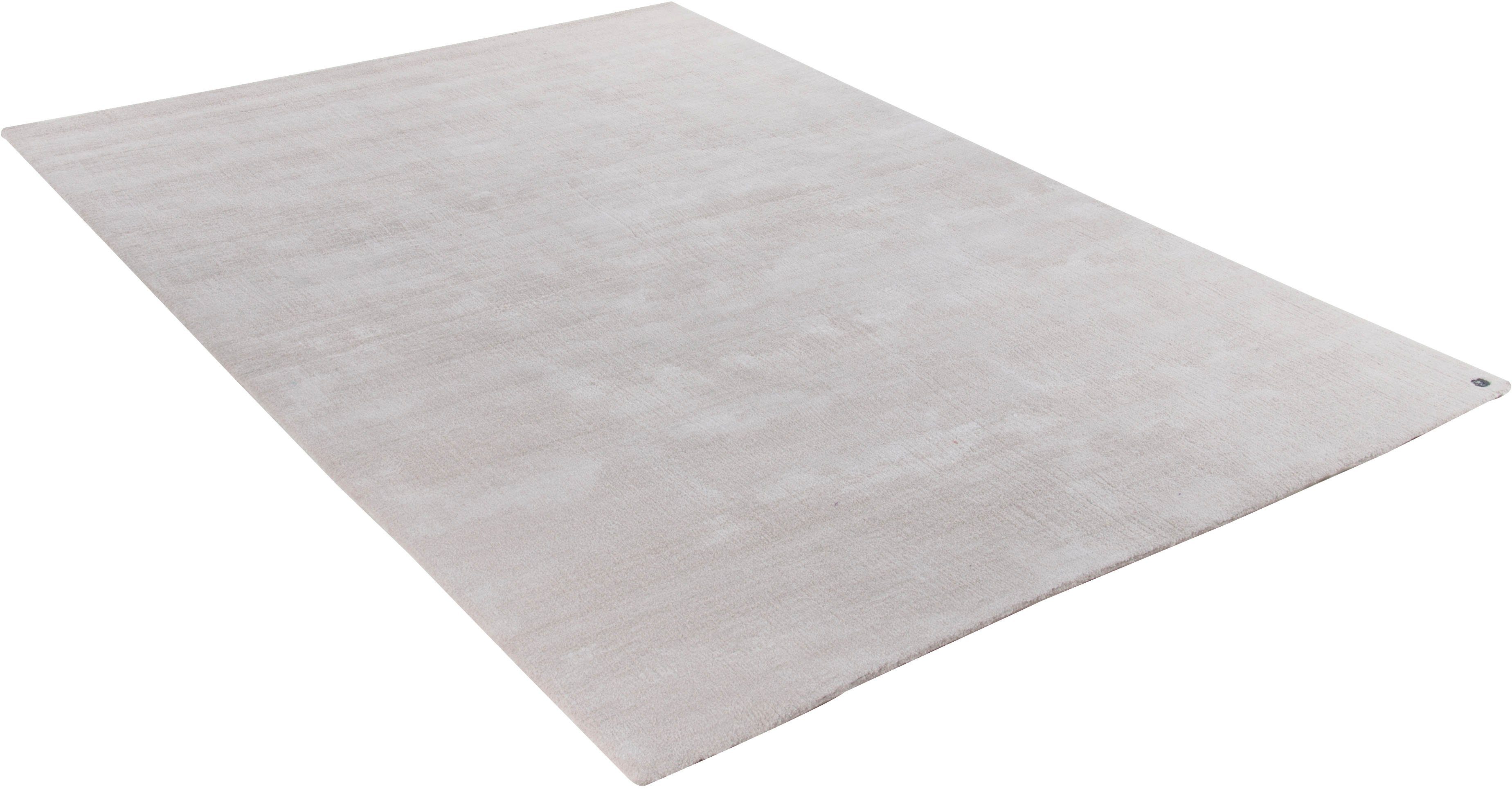 Teppich Powder uni, TOM TAILOR HOME, rechteckig, Höhe: 12 mm, Uni-Farben,  besonders weich und flauschig