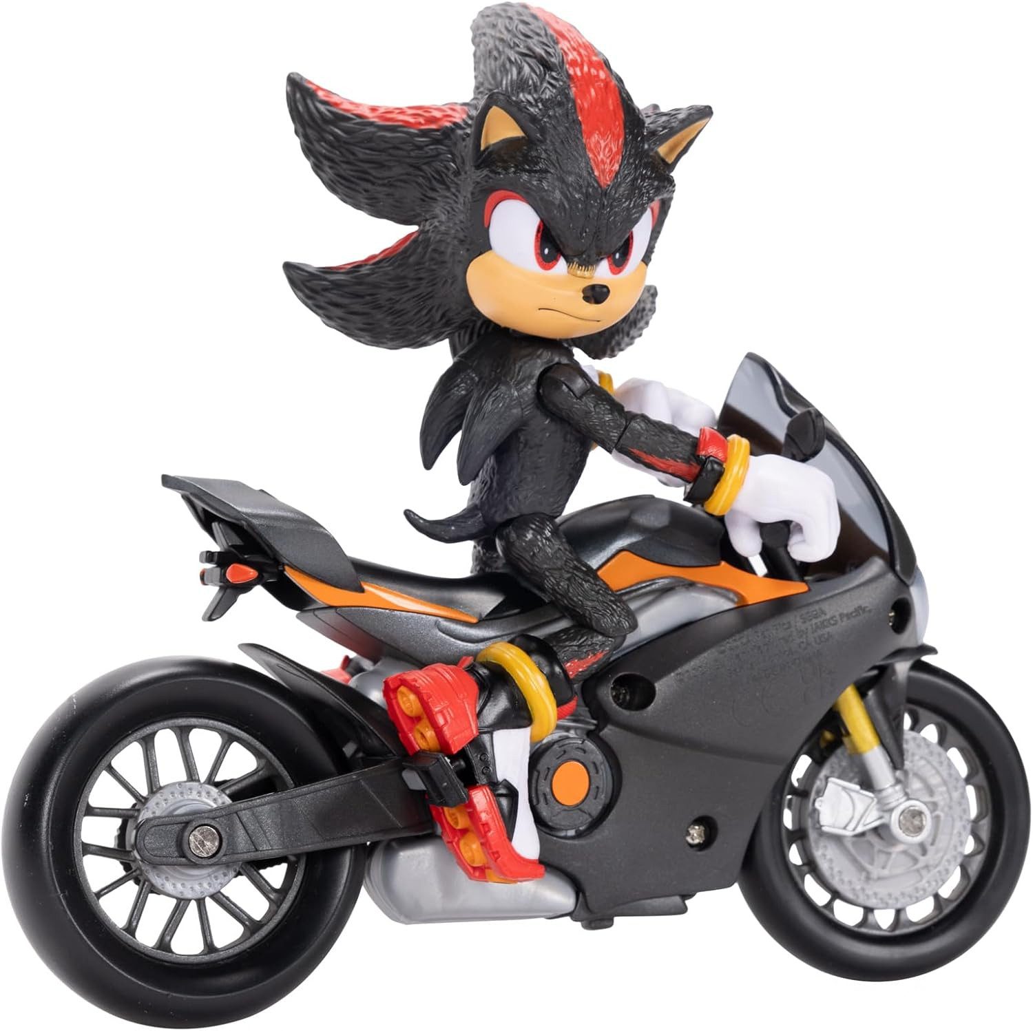 Jakks Pacific Actionfigur Sonic 3 der Film Shadow-Figur 15 cm beweglich Shadow-Mobile Schwarz 3+