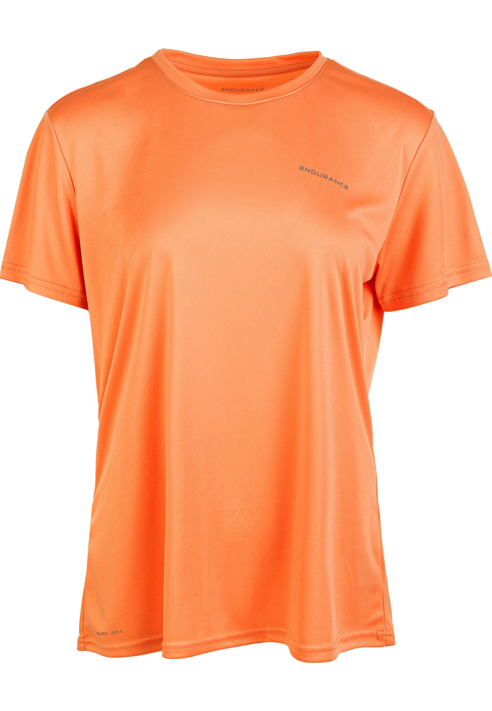 orange Keily schnelltrocknendem Funktionsstretch aus (1-tlg) ENDURANCE Funktionsshirt