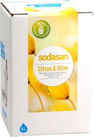 Sodasan Flüssigseife »SODASAN Flüssigseife Citrus u. Olive 5 Liter«