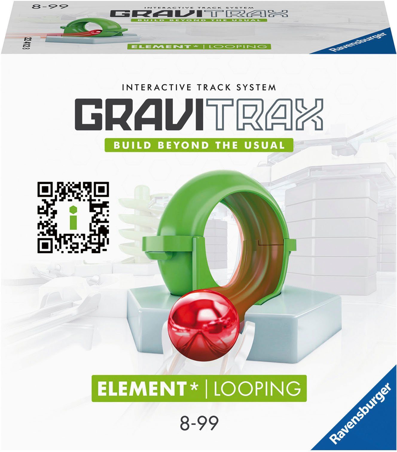 Ravensburger Kugelbahn-Bausatz GraviTrax Element Looping, Made in Europe; FSC® - schützt Wald - weltweit