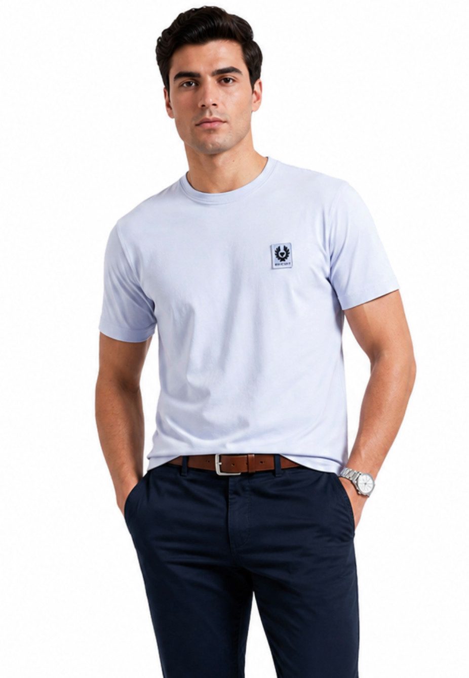 Belstaff T-Shirt Herren England 1924 Phoenix Logo Retro Regular Fit