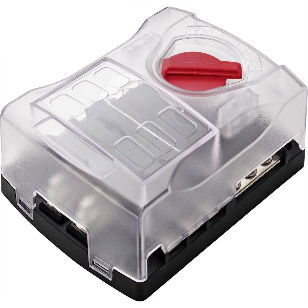 TRU COMPONENTS Sicherungshalter Flachsicherungs-Halter für 6 Sicherungen 32 V/30 A TC-9067932