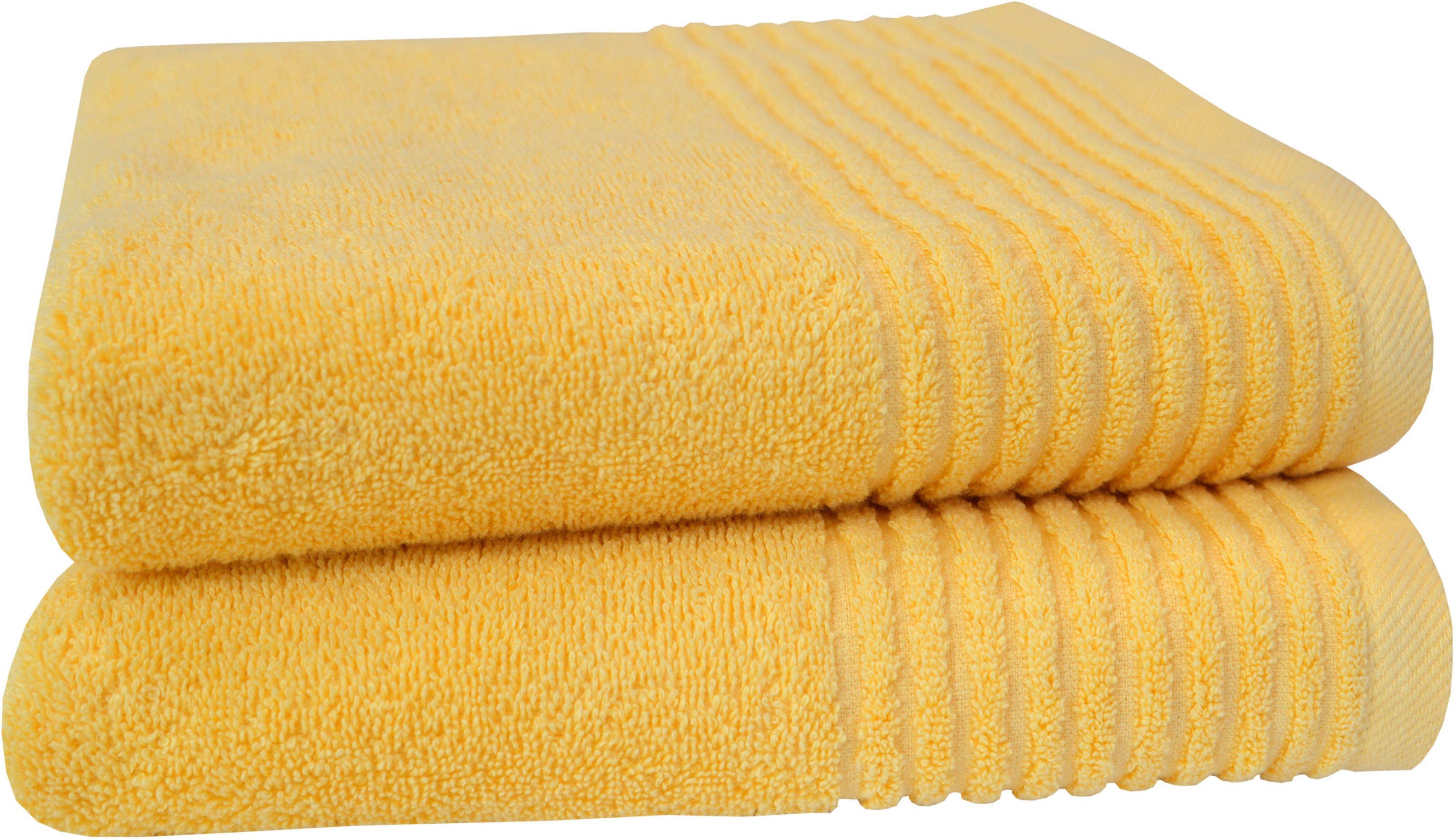 Dyckhoff Handtücher Handtuch-Set BRILLANT 2-tlg., Baumwolle, 50x100 cm, Frottier (2-St), Baumwolle
