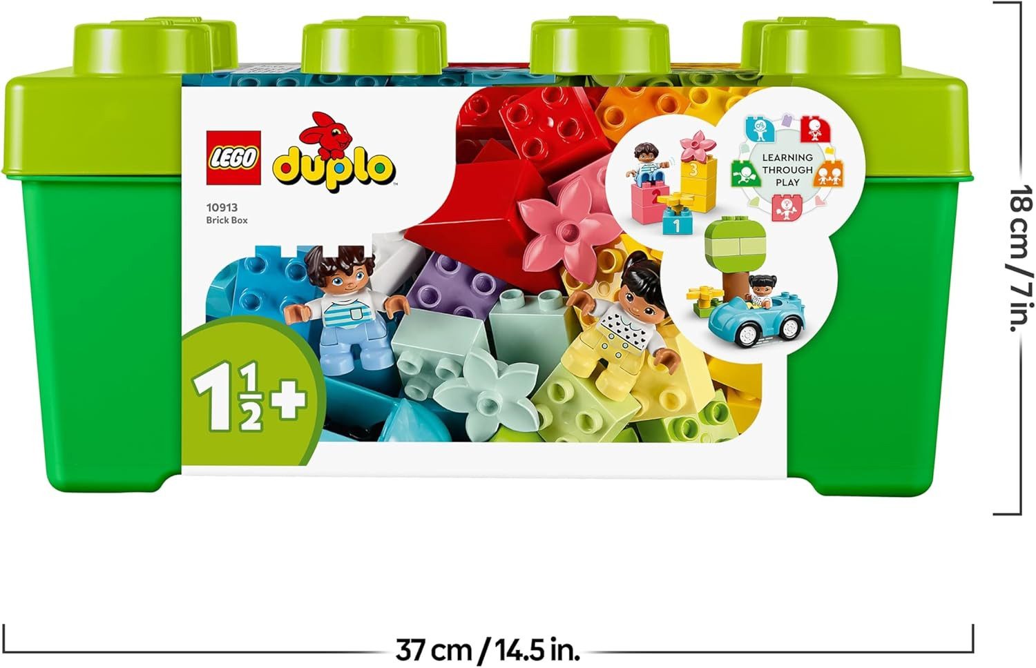 LEGO® Spiel LEGO DUPLO Steinebox - Bunte Bausteine für Kleinkinder