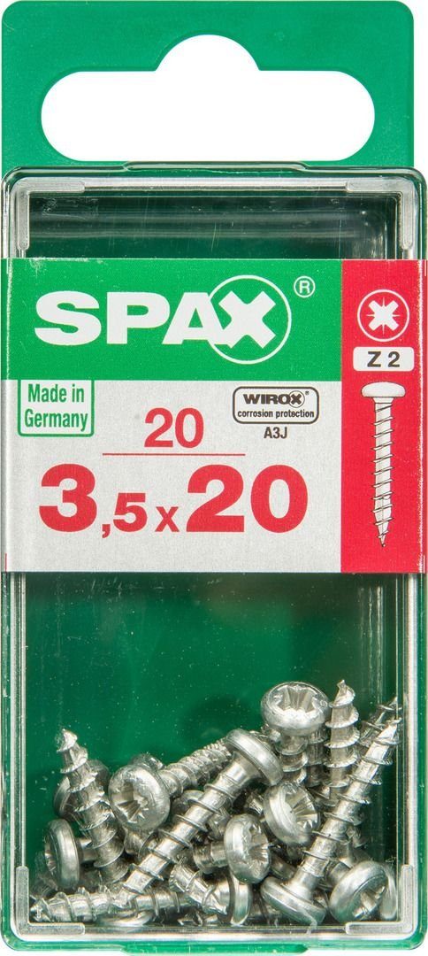 3.5 20 Universalschrauben SPAX - 20 Holzbauschraube Spax x 20 mm TX