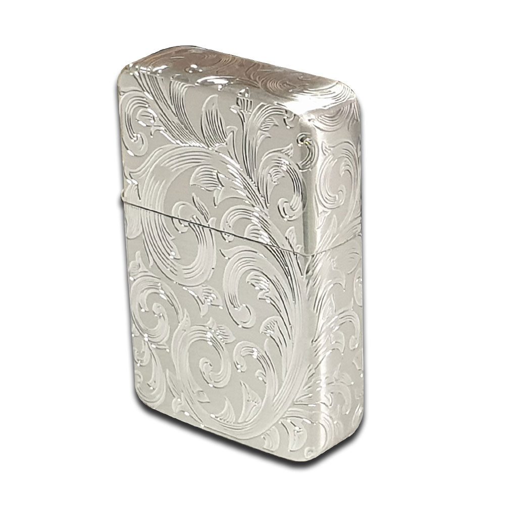 Coumo Feuerzeuge Design Benzinfeuerzeug, edel, mit Metall Geschenk Box