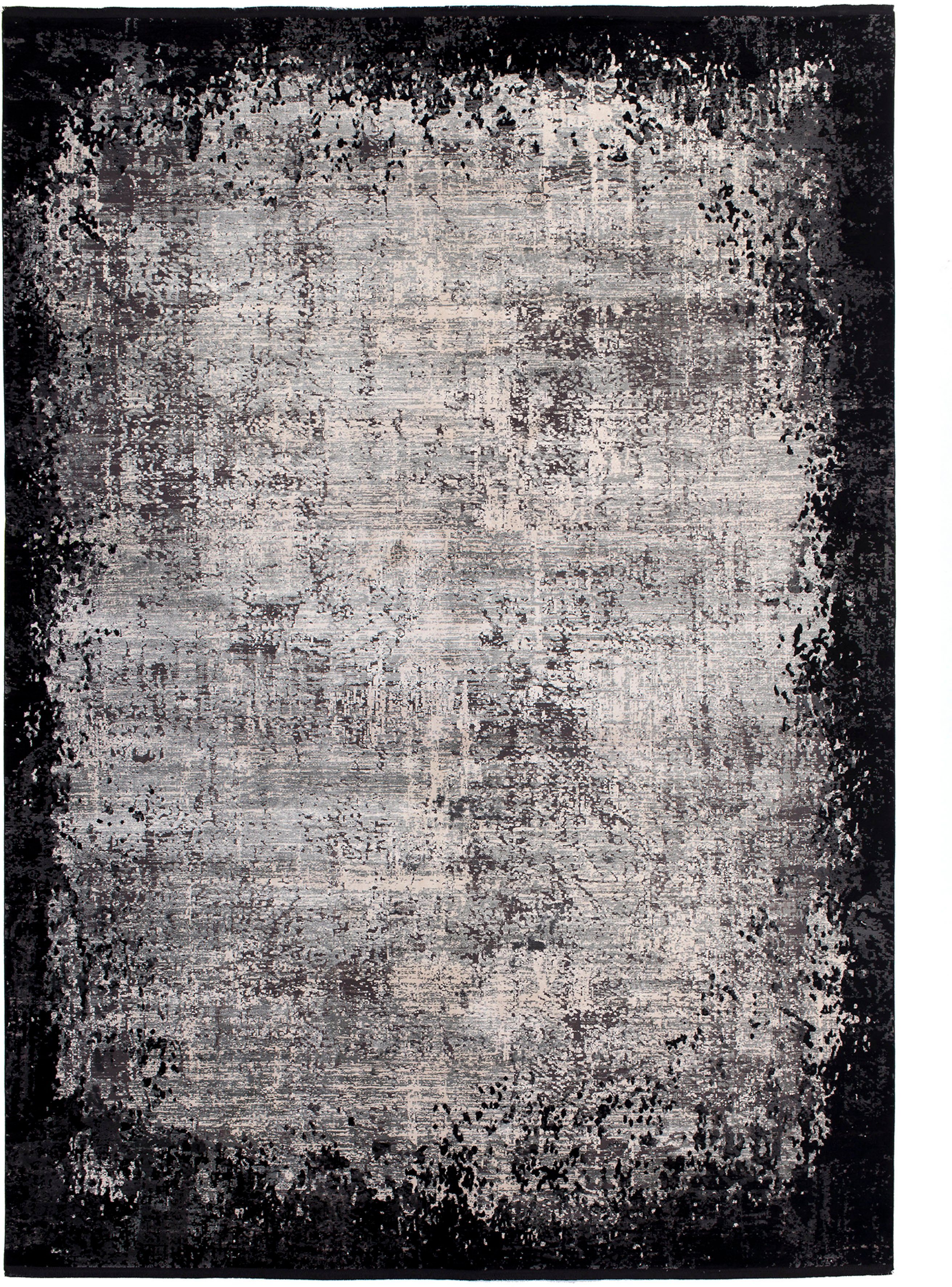 WK WOHNEN Teppich BORDER, rechteckig, Höhe: 8 mm, hochwertiger Viskoseanteil, samtweiche Oberfläche mit 3 D Effekt