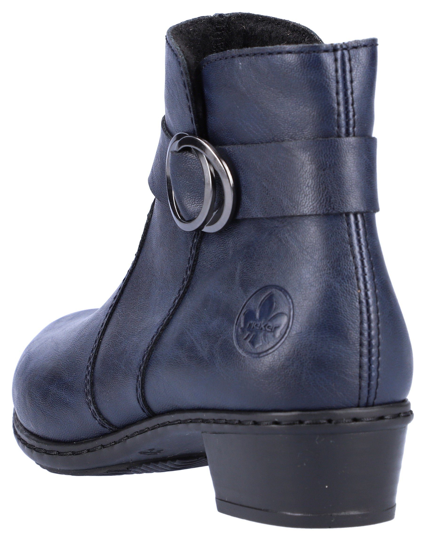 Rieker Stiefelette mit hübscher Zierschnalle, schmale Form