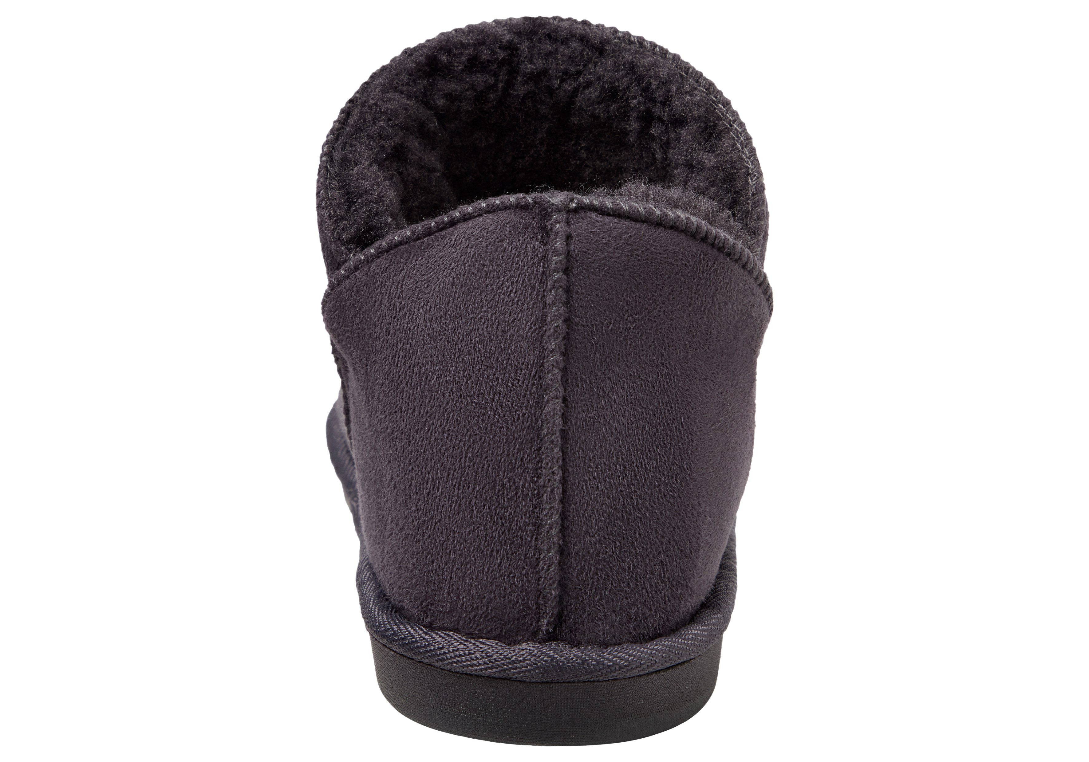XQ Footwear LADIES HOME BOOTS SUEDE Hausschuh mit Logoprägung und kuscheligen, wärmenden Innenfutter