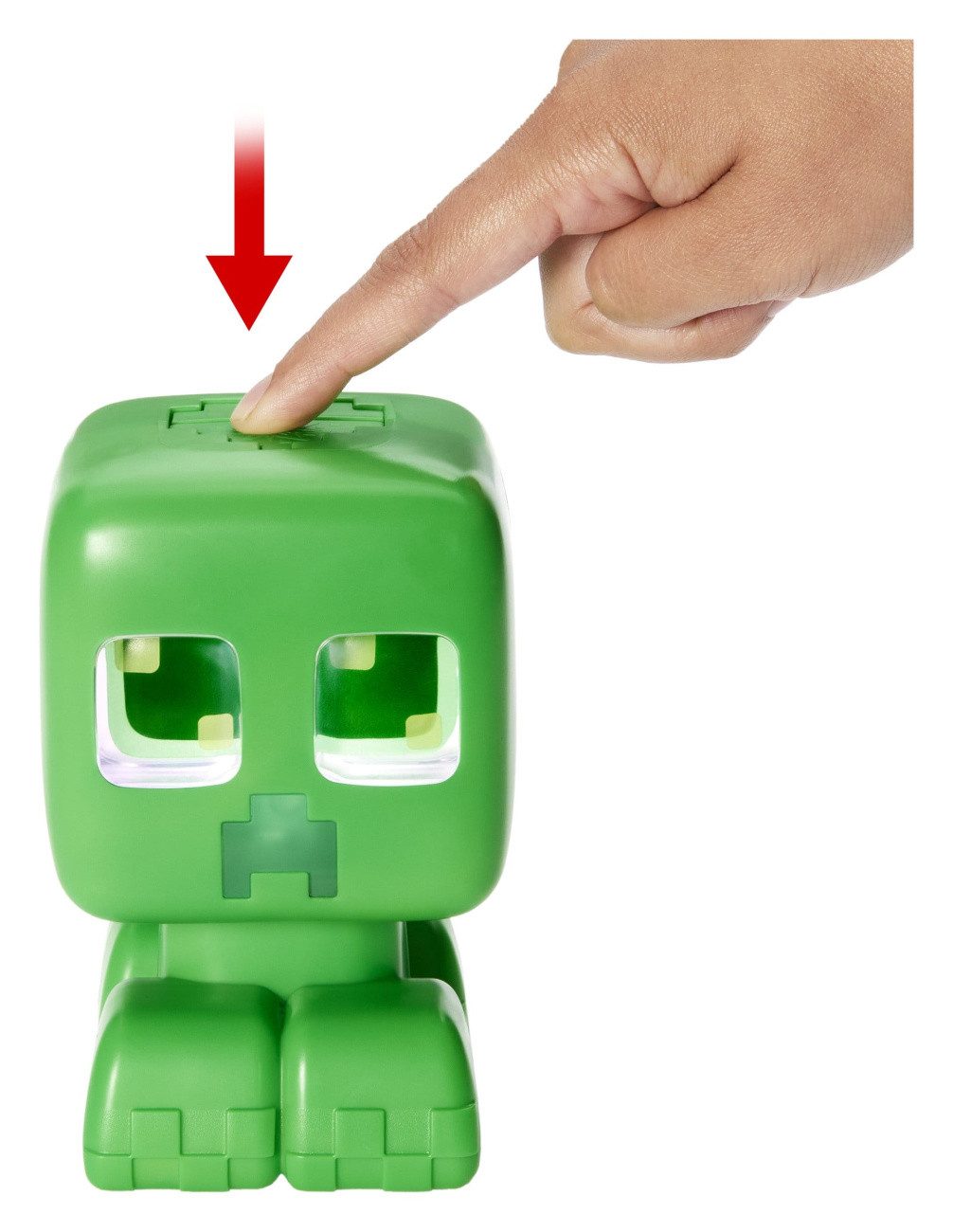 Mattel® Merchandise-Figur Minecraft Interaktive Figur My Pet Creeper 14 cm