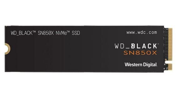 WD_Black SN850X NVMe interne Gaming-SSD (4 TB) 7300 MB/S Lesegeschwindigkeit, 6600 MB/S Schreibgeschwindigkeit, PCI Express 4.0