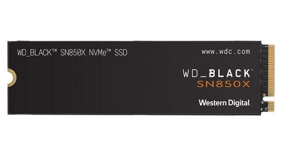 WD_Black SN850X NVMe interne Gaming-SSD (1 TB) 7300 MB/S Lesegeschwindigkeit, 6600 MB/S Schreibgeschwindigkeit, PCI Express 4.0