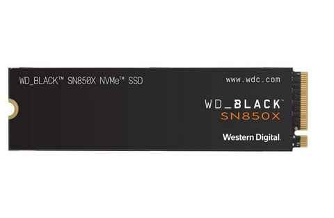 WD_Black SN850X NVMe interne Gaming-SSD (1 TB) 7300 MB/S Lesegeschwindigkeit, 6600 MB/S Schreibgeschwindigkeit, PCI Express 4.0