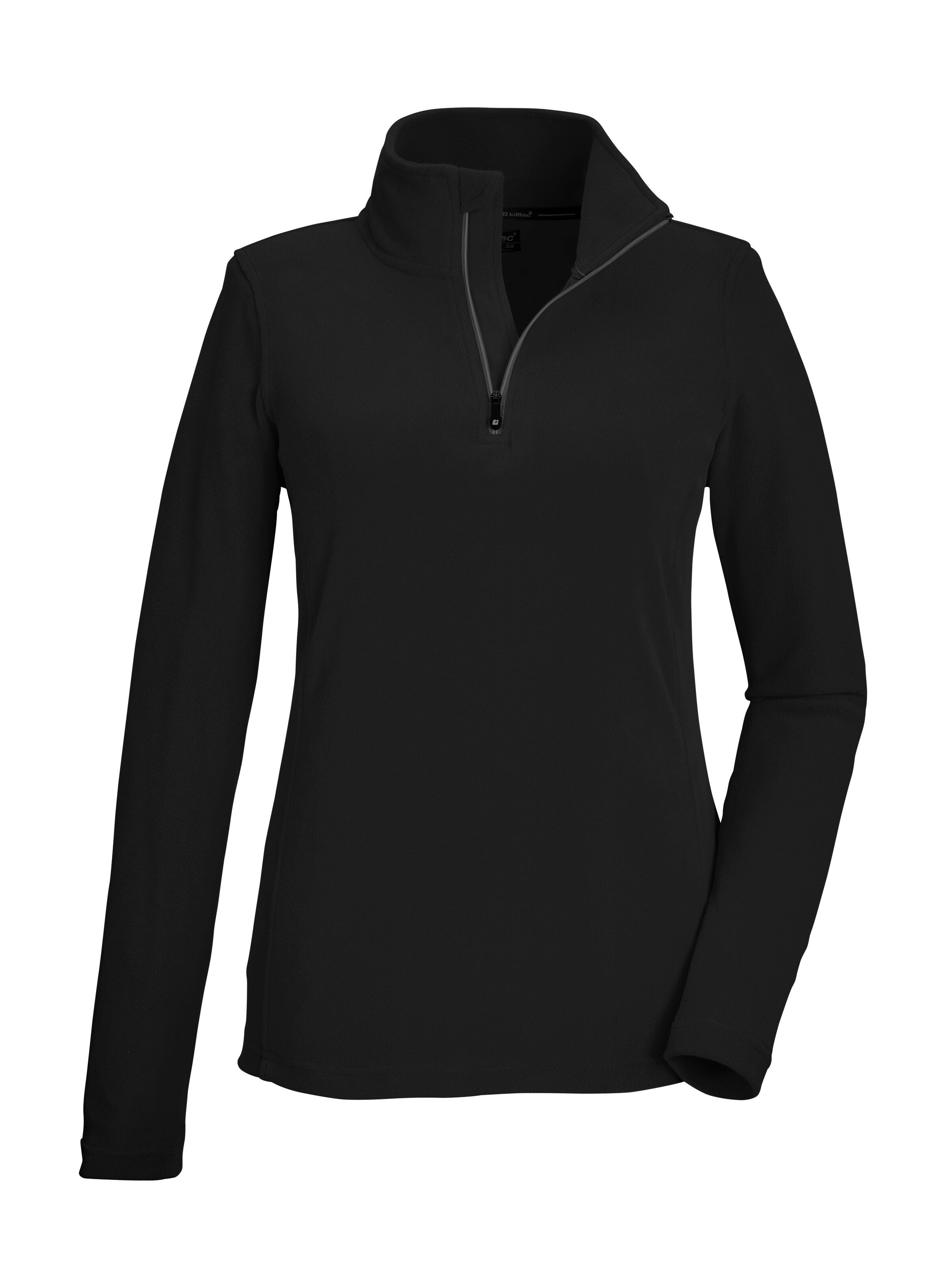 Killtec Fleeceshirt KSW 62 WMN FLC SHRT Fleeceshirt mit Stehkragen, Reißverschluss und Kinnschutz