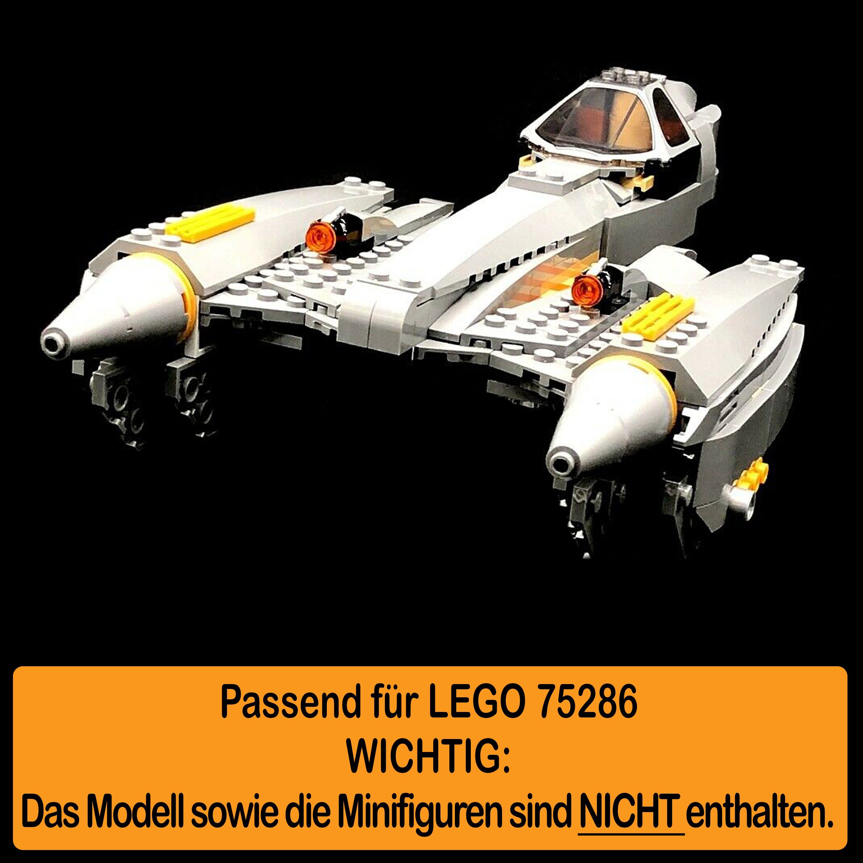 Positionen zusammenbauen), LEGO selbst Acryl (verschiedene Winkel General Grievous und Standfuß 75286 Made 100% Stand AREA17 Germany für Display Starfighter zum in einstellbar,