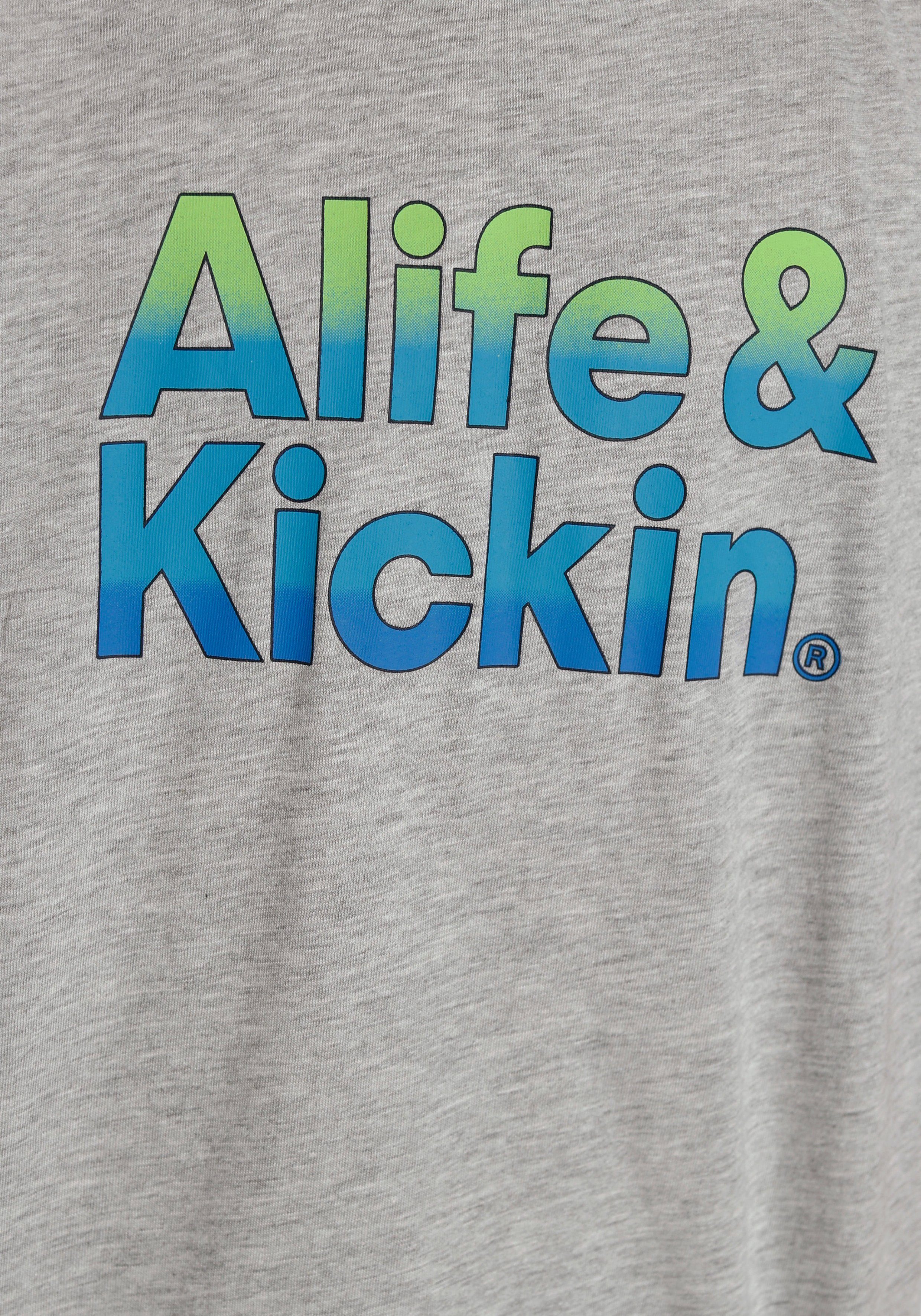 MARKE! Logo-Print melierter Qualität, & Kickin Alife&Kickin NEUE T-Shirt Alife in Kids für