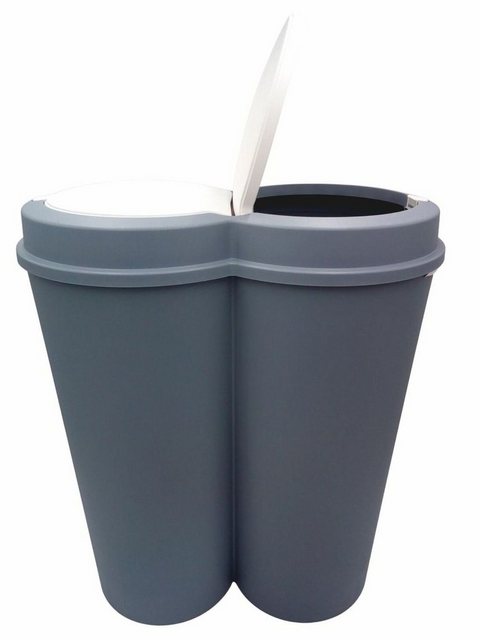 Jelenia Plast Mülleimer “Duo Bin Abfalleimer 2x25L Mülltrenner Abfallsammler Mülleimer Abfallbehälter”