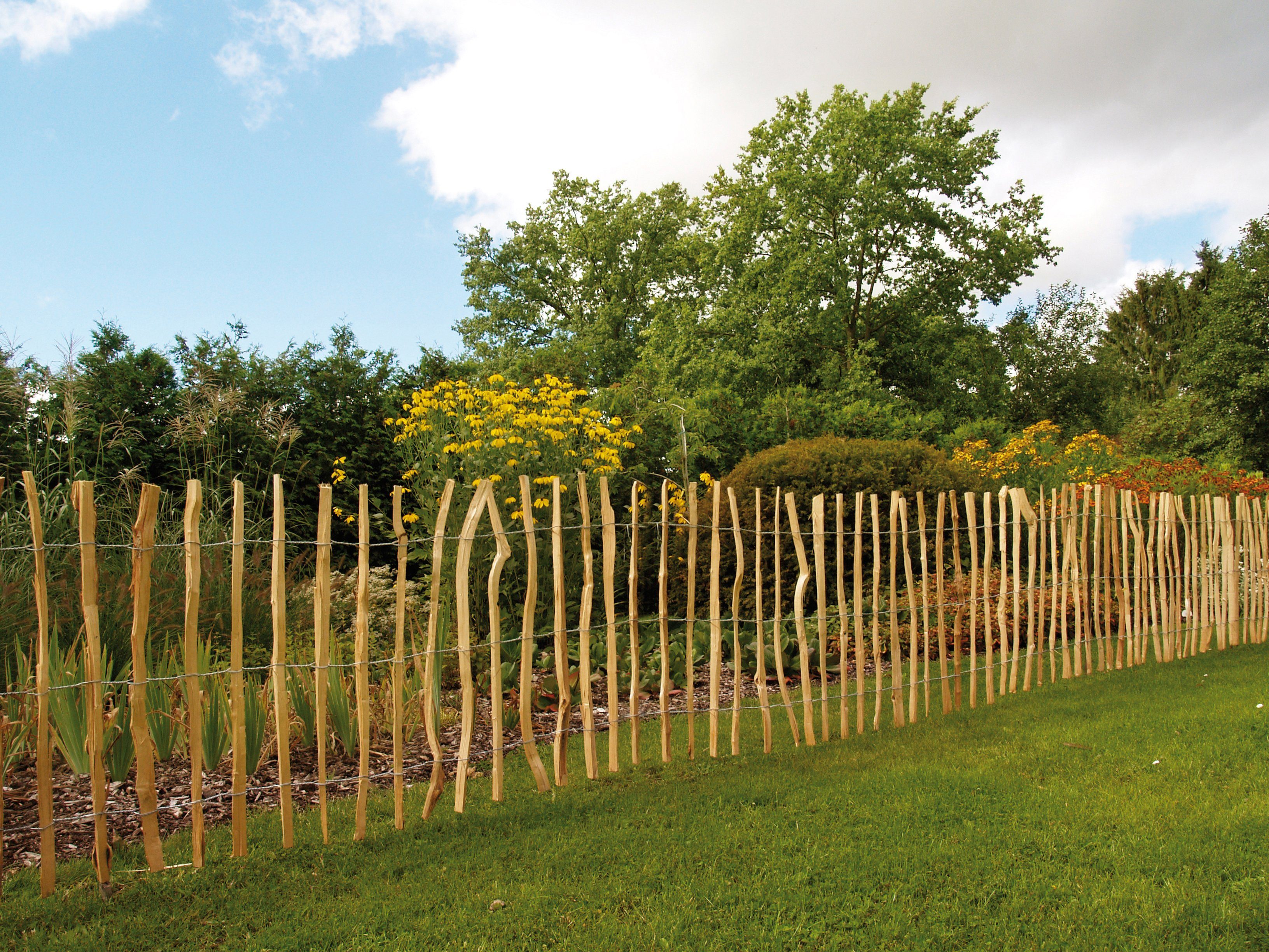 Kiehn-Holz Staketenzaun, LxH: 500x90 cm günstig online kaufen