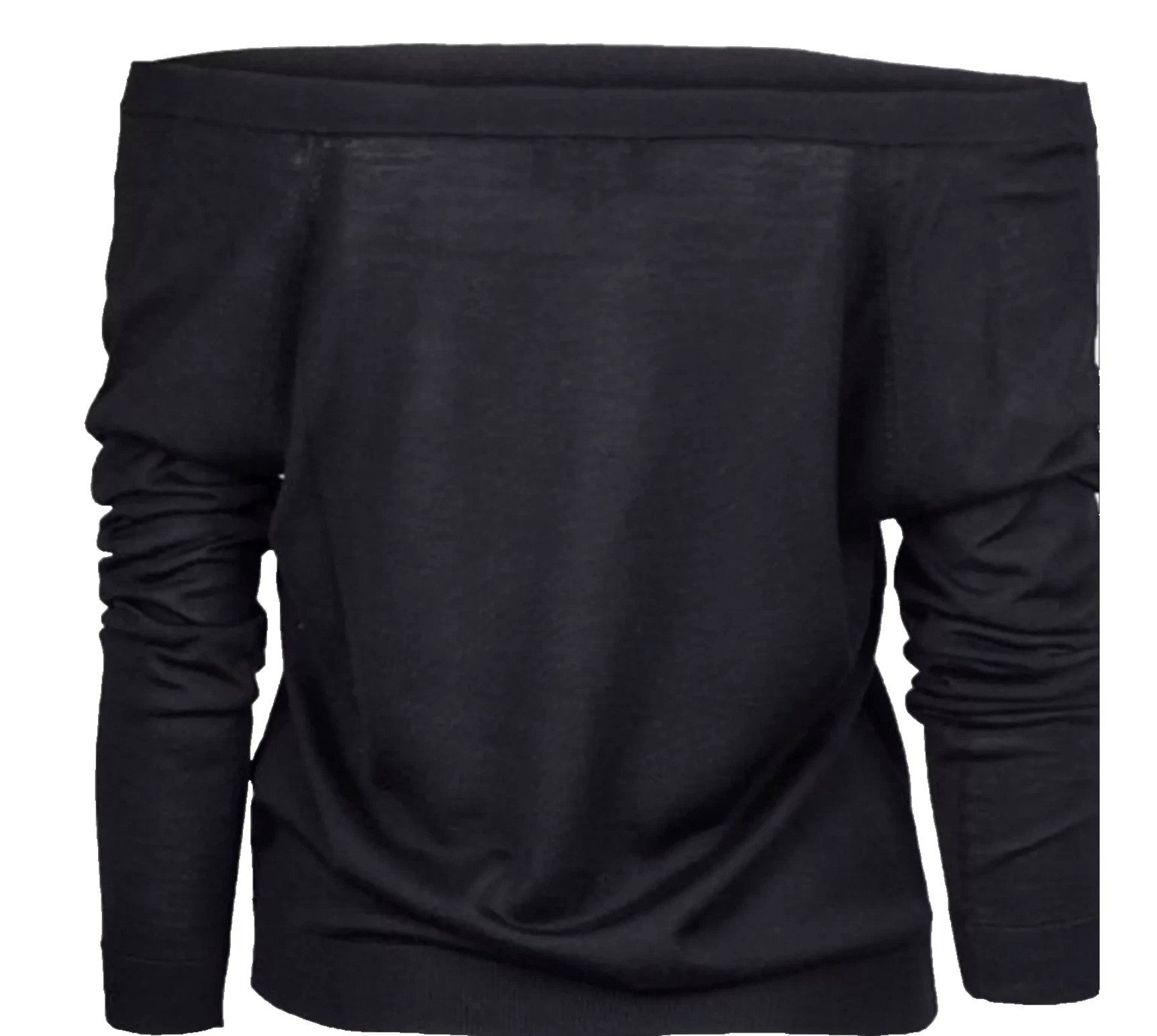 Emporio Armani Strickpullover Damen Pullover Feinstrick Schulterfreier Boot günstig online kaufen